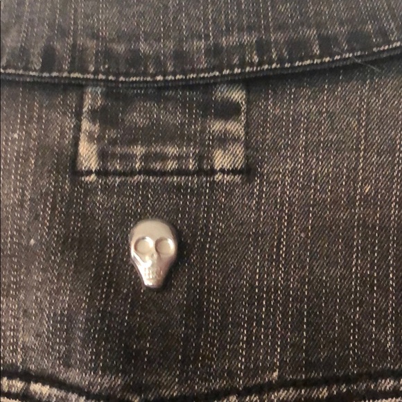 Rocker Faded black jean jacket - Picture 6 of 6